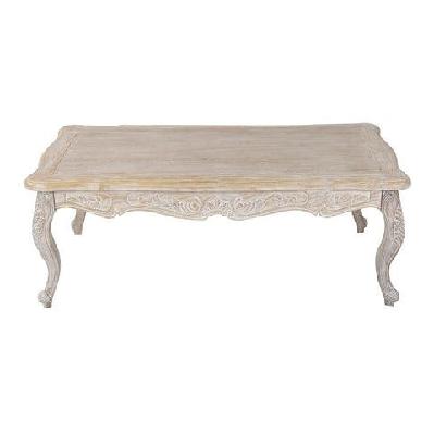 coffee table oak wood plywood veneer white washed finish
