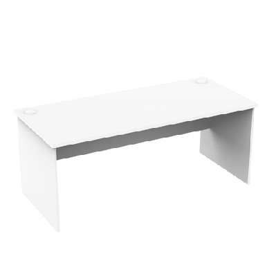 collins wooden executive work computer office desk 180cm - white