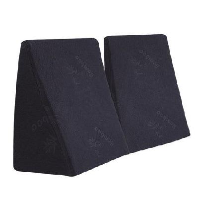 cool gel memory foam bed wedge pillow with cover
