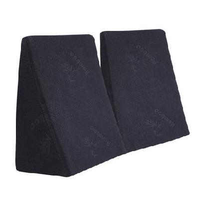 cool gel memory foam bed wedge pillow with cover | orthopedic support cushion