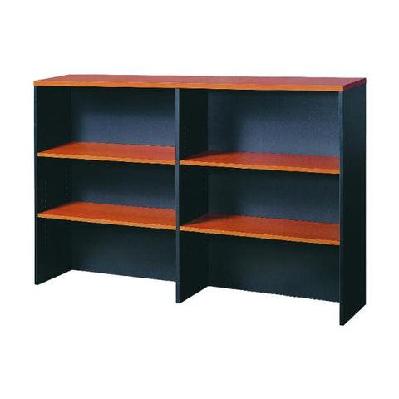 cooper overhead hutch - 150cm - cherry/graphite