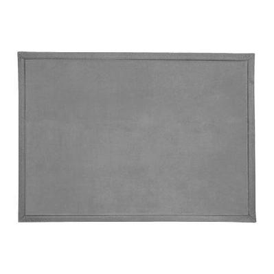 coral velvet area rug 150x200cm – light grey | ultra-soft, non-slip, multi-purpose mat