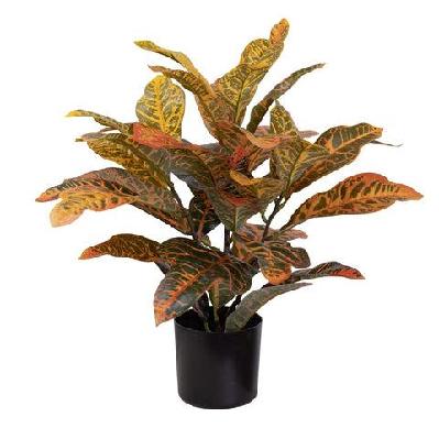 croton plant artificial faux plant decorative 50cm