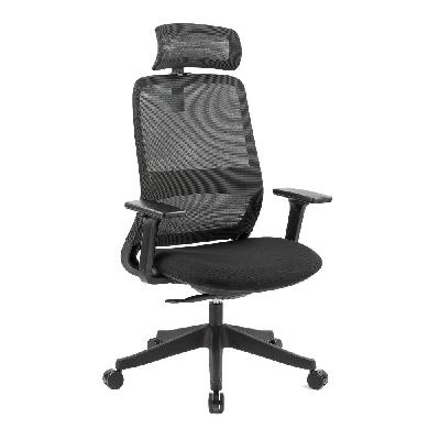 dian high mesh back molded foam seat ergonomic computer office working chair black