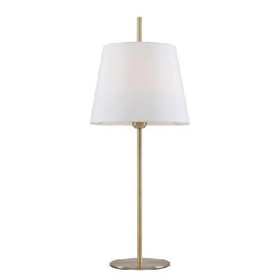 dior modern table desk lamp light metal antique brass white