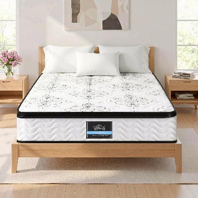 double mattress 30cm pocket spring euro top medium firm foam