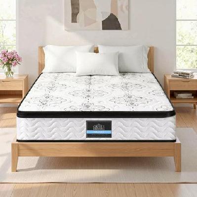 double mattress 30cm pocket spring euro top medium firm foam