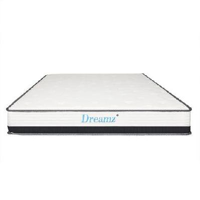 dreamz bedding mattress spring double size premium bed top foam medium soft 21cm