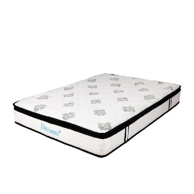 dreamz bedding mattress spring king single premium bed top foam medium soft 30cm