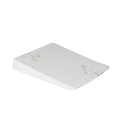 dreamz bedding wedge pillow memory foam cushion back neck support bamboo cover 10cm