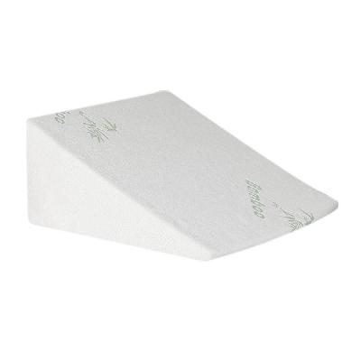 dreamz bedding wedge pillow memory foam cushion back neck support bamboo cover 30cm