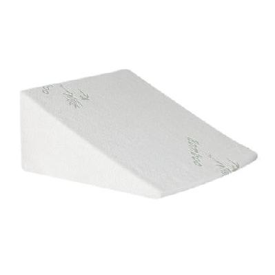 dreamz bedding wedge pillow memory foam cushion back neck support bamboo cover 30cm