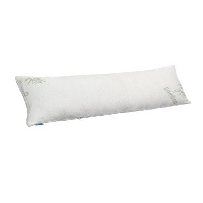 dreamz body pillow support cushion sleeping memory foam bamboo fabric case cover