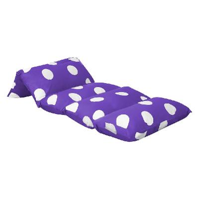 dreamz foldable mattress kids pillow bed cushion sofa chair lazy couch purple l