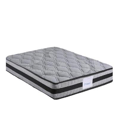 dreamz mattress spring foam medium firm all size 22cm king dark grey