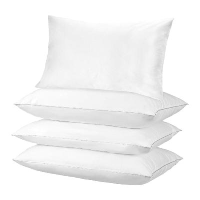 dreamz pillows bed 4 pack home hotel soft family cotton cover standard size firm