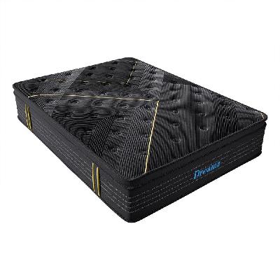dreamz spring mattress bamboo euro top bed pocket hd egg foam 35cm single