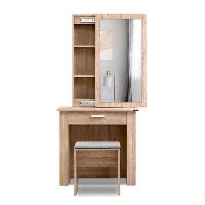 dressing table mirror stool mirror jewellery cabinet makeup storage wood