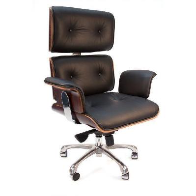 eames replica executive manager luxury office work chair rose wood - black