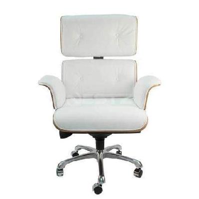 eames replica executive manager luxury office work chair rose wood - white