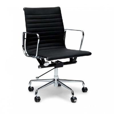 eames replica management office chair - low back - black