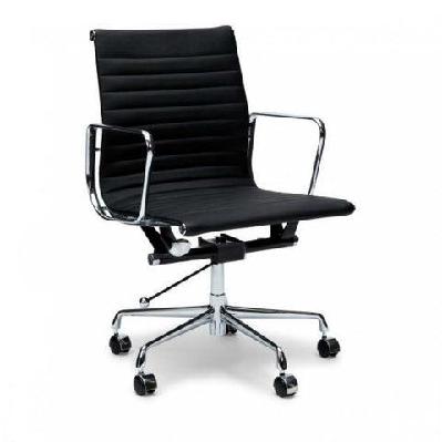 eames replica management office chair - low back - black
