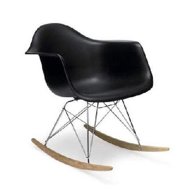eames replica rar rocker rocking chair - black