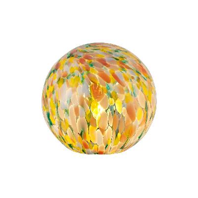 echo glass ball table desk lamp light - colourful speckle