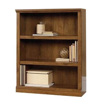 emalie 3-shelf display bookcase - oiled oak