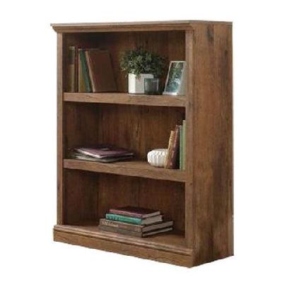 emalie 3-shelf display bookcase - vintage oak