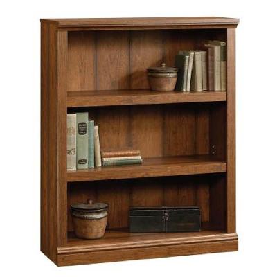 emalie 3-shelf display bookcase - washington cherry