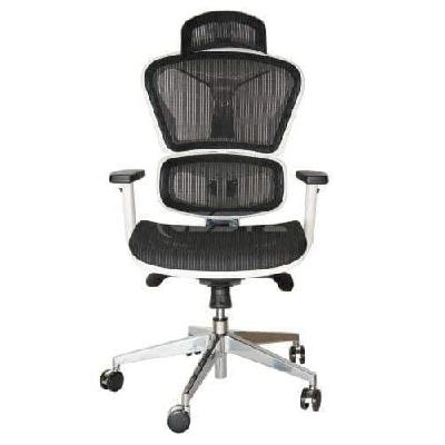 ergohuman replica ergonomic mesh office chair - white / black