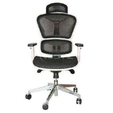 ergohuman replica ergonomic mesh office chair - white / black