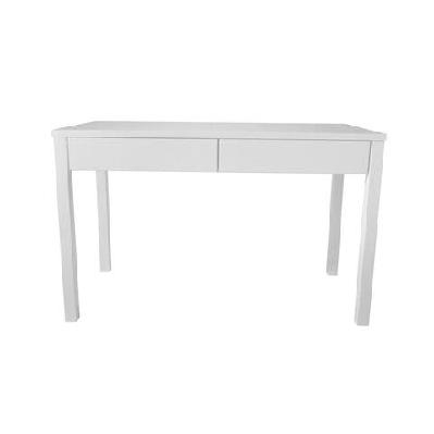 faith writing computer study home office desk - high gloss white