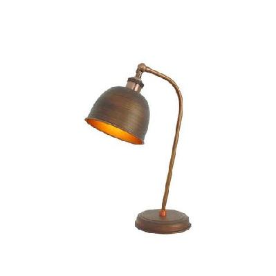 fendiroma modern elegant table lamp desk light - pewter