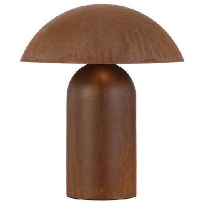 ferum modern table desk lamp light metal rust patina