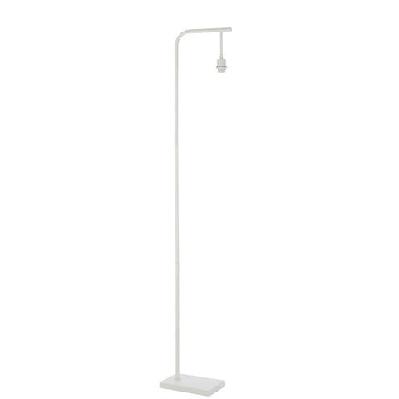 fl modern standing floor lamp light metal white