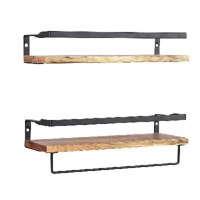 floating shelf brackets towel rail rack display shelves wall mount rack