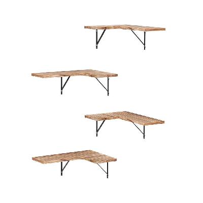 floating wall shelf corner shelves set of 4 wood