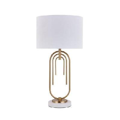 flora modern elegant table lamp desk light  - white