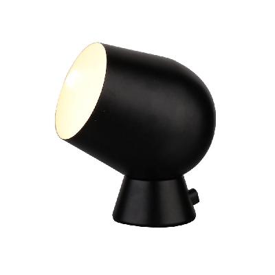 fokus table lamp ses black ellipse od165mm fixed touch
