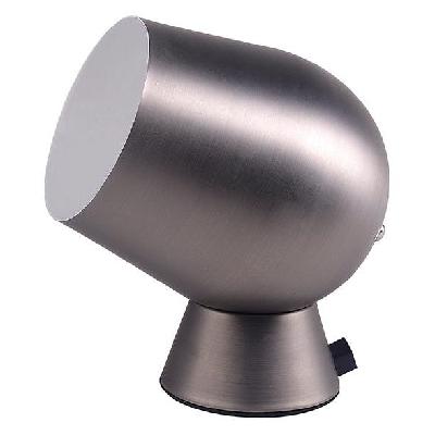 fokus table lamp ses silver ellipse 165mm fixed touch