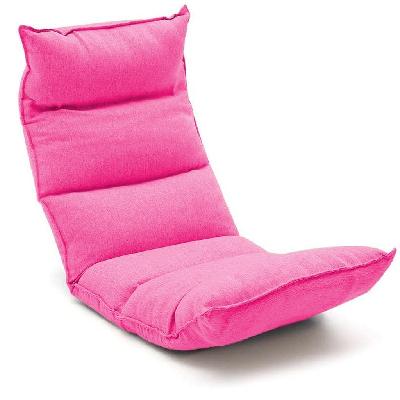 foldable tatami floor sofa bed meditation lounge chair recliner lazy couch pink