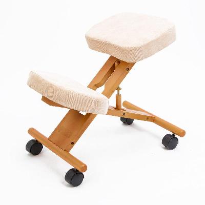forever beauty white ergonomic adjustable kneeling chair