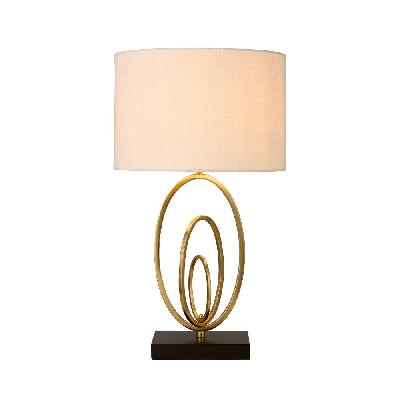 freya table desk lamp light - gold