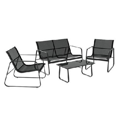 gardeon outdoor lounge setting garden patio furniture textilene sofa table chair