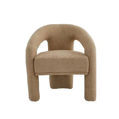 genie chenille fabric kitchen dining armchair sand