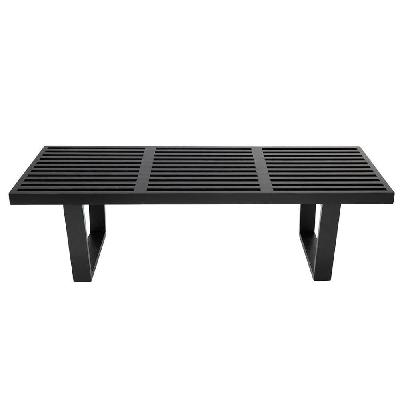 george nelson replica platform bench 122cm -  black