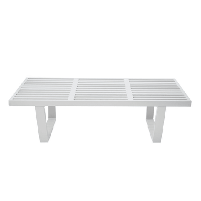 george nelson replica platform bench 122cm -  off white