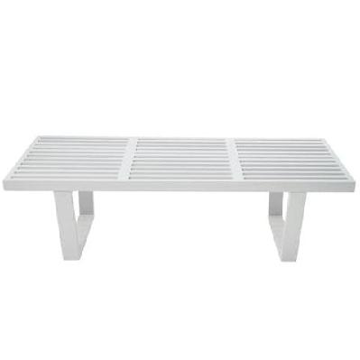 george nelson replica platform bench 152cm -  off white